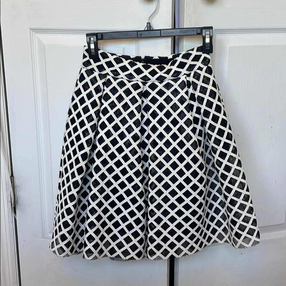 Maje black and white skirt